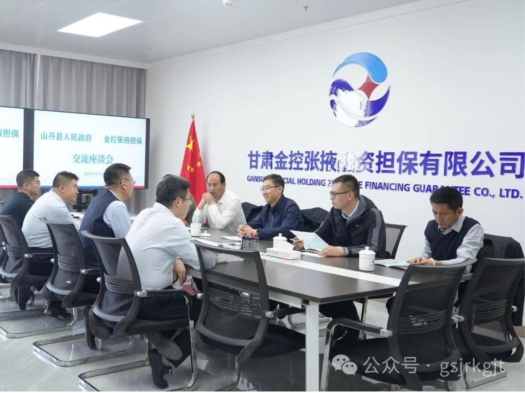 【深化“三抓三促”行动】山丹县政府与金控张掖担保开展座谈交流